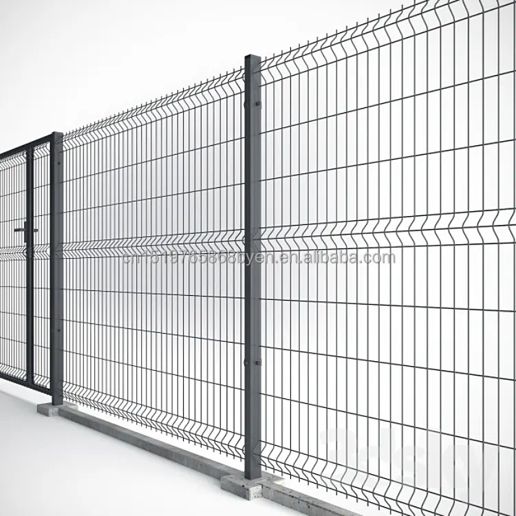 Recinzione rigida con rivestimento in PVC di alta qualità recinzione rigida in rete metallica curva 3d
