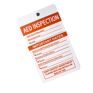 Etichette di controllo del defibrillatore esterno automatizzato per manichino segno di risposta di emergenza - Product Image 3