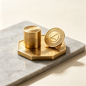Sceau en laiton gravé personnalisé, tampon métallique sculpté à la main, sceau en cuivre pour signature d'entreprise, ornement artisanal de bureau - Product Image 3