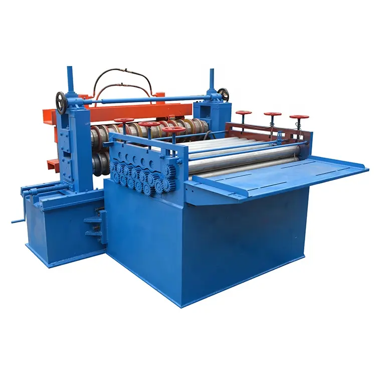 High precision steel straighten leveling machine cut to length line