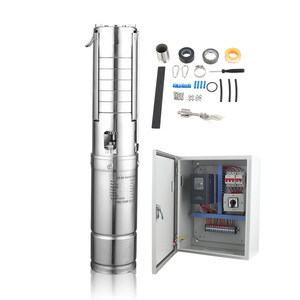 4 inç AC ve DC dalgıç kuyu pompası güneş su pompası 200m dalgıç su pompası 3 hp güneş enerjisi ile - Product Image 3