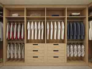 Armario Vestidor y Isla de Madera Maciza de Lujo con Diseño Moderno para Muebles de Dormitorio - Product Image 2