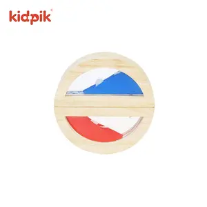 لعبة خشبية مع قشرة رمال للأطفال لتعليم مرحلة ما قبل المرحلة مونتيسوري مكونة من 8 قطع