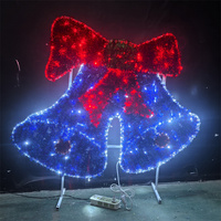 Luces Navideñas LED Personalizadas de 220V para Exteriores con Motivo Festivo, Letrero Luminoso 2D IP65 para Decoración de Paisajes y Bodas