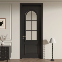 Portes intérieures en bois et verre de conception française, automatiques, insonorisées, sur mesure, marque privée, pour salle de bain, cuisine, chambre, armoire