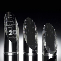 Grand trophée en cristal multi-Pointes pour entreprise pionnière / entreprise innovante