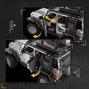 Modèle de véhicule tout-terrain en plastique à assembler pour enfants, série autorisée, échelle 1:5, jouet de montage pour garçons, voiture Wrangler - Product Image 4