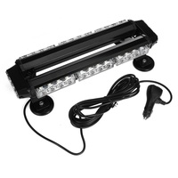 12-102led, lumières magnétiques d'urgence de voiture des deux côtés, clignotant stroboscopique, barre lumineuse d'avertissement, lampe de Bar, Grille ambre