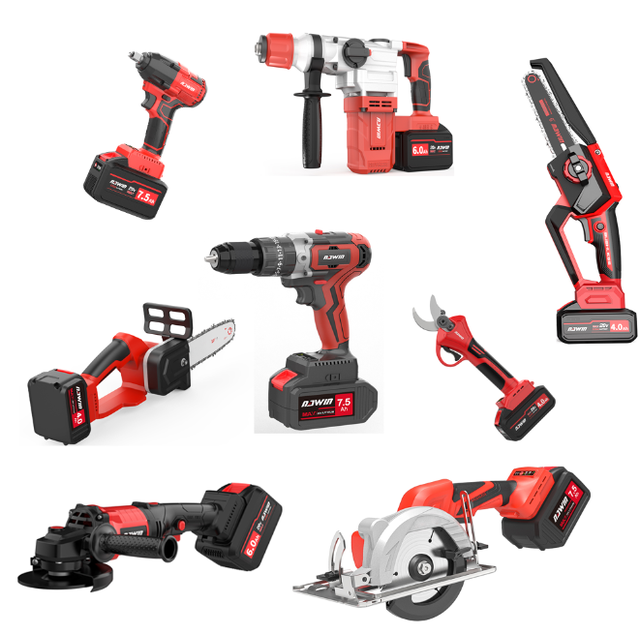 NANWEI Factory Wholesale Power Hammer Drills 300N Brushless Electric Rotary Hammer with Lithium Battery