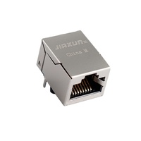 Connecteur RJ45 certifié ISO9001 TRJE101AHNL en bronze phosphoreux, port unique 100/1000 Base-T Cat5e, prise Ethernet blindée pour PCB