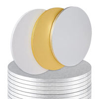 Plateau à gâteau en MDF ondulé, rond, carré, rectangulaire, de 3 à 18 pouces, épaisseur de 3 à 12 mm, pour la vente en gros
