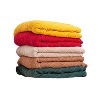 Câble tricot jeter noël réversible chaud confortable pull acrylique tricoté couverture pour lit canapé toutes saisons utiliser avec doublure Sherpa