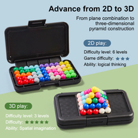 Jeu de société de correspondance cérébrale, puzzle de QI, jeu de compétition de correspondance 3D, jeu de société éducatif, développement des compétences cognitives, jouets de bureau pour le cerveau