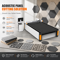 Panneau acoustique en feutre PET, panneau isolant en mousse XPS, mousses phénoliques, machine de découpe CNC à couteau oscillant pour conduits isolés