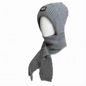 Hiver Logo personnalisé Protection intégrée des oreilles Casquette coupe-vent <span class=keywords><strong>Echarpe</strong></span> d'hiver en laine Mohair <span class=keywords><strong>Bonnet</strong></span> <span class=keywords><strong>Echarpe</strong></span> pour femmes - Product Image 6