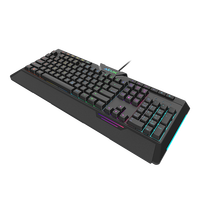 6 makro tuşları ile GX900HM tam boy RGB oyun klavyesi çoklu medya mekanik dokunmatik membran düğme