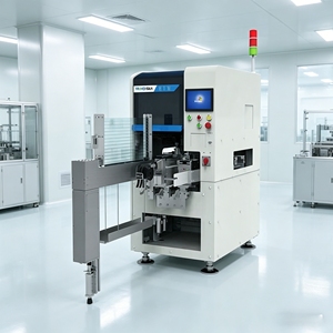 เครื่องจักร Pick and Place รุ่นใหม่ OIM-2FC-W พร้อมมอเตอร์ปั๊ม PLC สำหรับการประกอบสายการผลิตแบบอัตโนมัติในการใส่พินและเดือย - Product Image 1