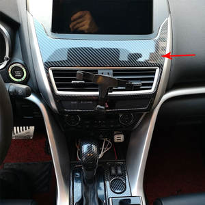 Piezas interiores de fibra de carbono de acero inoxidable ABS automotriz OEM para Marco embellecedor de salida de aire central cruzado Mitsubishi <span class=keywords><strong>Eclipse</strong></span> 2019 - Product Image 4
