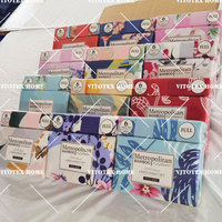 Ensemble de draps de lit 6 pièces en microfibre imprimée prêt à l'emploi à prix bon marché ensemble de draps Queen Size pour lits
