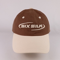Casquette de baseball mi-haute personnalisée avec logo, motif chevrons, en pur coton respirant et doux, tendance, avec nœuds/doublure à pois