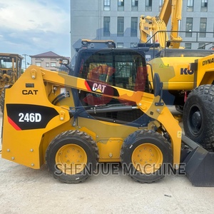รถตักล้อยางมือสอง Cat 246D กำลัง 74 แรงม้า ความจุ 3 ตัน พร้อมใบรับรอง CE สำหรับงานก่อสร้างและชุดอุปกรณ์งานเฉพาะทาง มีสินค้าในสต็อก - Product Image 1