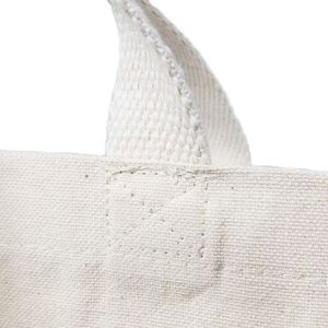 ถุงผ้าฝ้ายสีพื้นขนาดใหญ่ รีไซเคิล เป็นมิตรกับสิ่งแวดล้อม พิมพ์โลโก้ตามสั่ง ขายส่ง สำหรับงานโฆษณาและส่งเสริมการขาย - Product Image 3