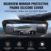 Cadre de protection pour rétroviseur, housse de rétroviseur en silicone compatible avec les modèles 3 et Y, accessoires de voiture