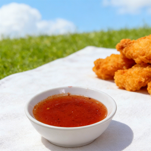 8cm Thai Sweet Chili Sauce Fake Food Model Plastic Eco-Friendly Sauce Dish Fried Chicken Display Photography Restaurant Decor - Product Image 5