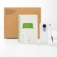 Ensemble cadeau d'entreprise écologique avec logo personnalisé pour les clients, les employés, les événements d'anniversaire, les articles cadeaux pour les entreprises, ensemble cadeau