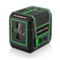Niveau laser autonivelant à ligne croisée verte, 2 lignes, outil de nivellement laser pour la pose d'images, la pose de carreaux, la rénovation intérieure et les projets domestiques