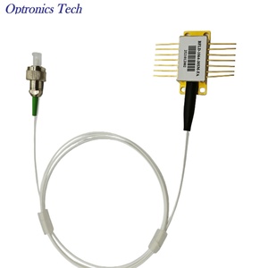 Láser DFB de Mariposa de 1550nm y 50mW con Ancho de Línea Inferior a 100kHz, Polarización Mantenida, Fibra FC APC para Comunicación Coherente - Product Image 1