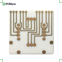 Carte de circuit imprimé céramique HTCC à 8 couches pour module de détection industriel en environnement hostile