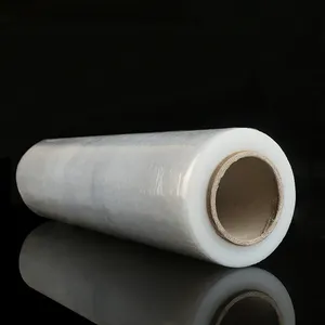 Campione gratuito pellicola estensibile manuale Lldpe Stretch Wrap pellicola trasparente