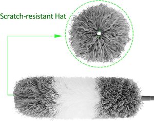 280cm có thể giặt Bụi Lau bụi Telescopic hộ gia đình làm sạch Khăn lau bụi mở rộng Chenille Khăn lau bụi - Product Image 4