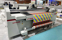 LETOP 1900MM Plotter de cama plana de acrílico de China, impresora de inyección de tinta multicolor, impresora UV de cama plana