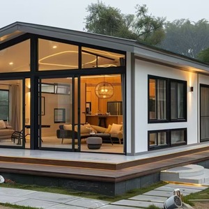 Solarium moderne en verre, résistant aux ouragans, <span class=keywords><strong>double</strong></span> <span class=keywords><strong>vitrage</strong></span>, véranda de jardin en aluminium, <span class=keywords><strong>vitrage</strong></span> Low-E, pour l'extérieur, utilisable toute l'année - Product Image 6