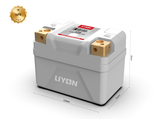 New Lithium Battery LP5 for Motorcycle-51.2Wh 12-Month Warranty Factory Price for Replacement/Repair