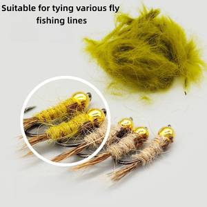 Boîte de doublage pour lapins de la série SNEDA, 10 ou 15 couleurs de fibres ultra-fines et douces pour des motifs de mouches nymphes et émergentes réalistes - Product Image 3