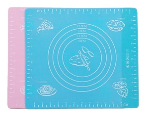 Tapis de cuisson <span class=keywords><strong>en</strong></span> <span class=keywords><strong>silicone</strong></span> antiadhésif <span class=keywords><strong>plaque</strong></span> de cuisson Table gâteau Fondant pâte roulant pétrissage tapis de pâtisserie avec échelle Grill Pad - Product Image 2
