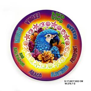 Plaque murale avec logo personnalisé Plaque décorative en céramique posée sur la table Plage Dauphins Conque Design Bahamas Cadeaux souvenirs - Product Image 2