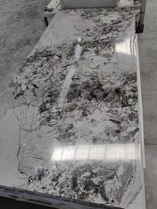 Panneaux muraux modernes UV <span class=keywords><strong>marbre</strong></span> plastique PVC pour salle de bain Panneaux muraux et plaques moussantes Plafonds Feuille de miroir en acrylique - Product Image 5