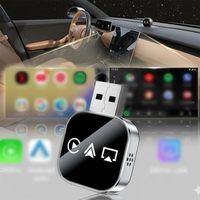 Adaptateur Miroir d'Écran 2026 pour Téléphones iOS/Android CarPlay Mirror Link WiFi 2.4/5GHz Bluetooth 5.0 USB Instantané Filaire/Sans Fil