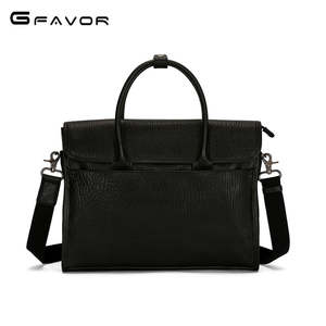 للبيع بالجملة حقيبة كمبيوتر محمول من جلد البقر للرجال من جلد البقر والمحامي كامل الحبوب - Product Image 3