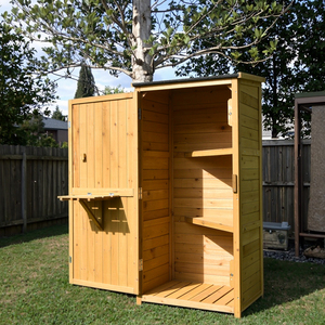 Armoire <span class=keywords><strong>de</strong></span> rangement d'outils <span class=keywords><strong>de</strong></span> <span class=keywords><strong>jardin</strong></span> en bois moderne pour l'extérieur, imperméable <span class=keywords><strong>avec</strong></span> <span class=keywords><strong>porte</strong></span>, rangement d'outils <span class=keywords><strong>de</strong></span> <span class=keywords><strong>jardin</strong></span> en bois, <span class=keywords><strong>abri</strong></span> <span class=keywords><strong>de</strong></span> <span class=keywords><strong>jardin</strong></span> en bois - Product Image 4
