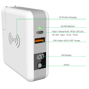 Mejor poder de los bancos para iphone 3 en 1 Adaptador de viaje de banco de potencia - Product Image 2