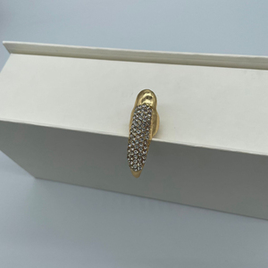 Anel de Unha Vintage com Strass Incrustado em Formato de Garra de Gato, Capa de Unha Longa com Gancho Exagerado, Joia de Dedo Gótica Punk Unissex Atacado - Product Image 4