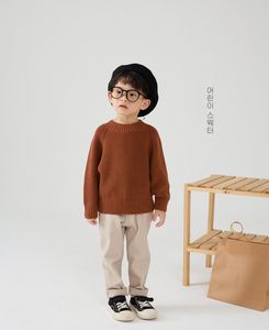 秋冬儿童毛衣纯棉男女童半高领上衣时尚宝宝针织毛衣 - Product Image 2