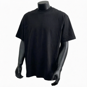 Premium Men's <b>Black</b> Cotton T-<b>Shirt</b> | Classic Crew Neck Basic <b>Tee</b> | Minimal Luxury Casual Everyday Essential Wear - Product Image 1