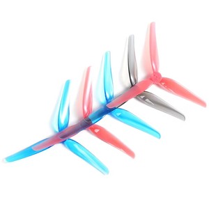 ไอไฟลท์ นาซกูล 5030 ใบพัด 3 ใบขนาด 5 นิ้ว PC สีแดง/น้ำเงิน/เทาสำหรับโดรน FPV แข่งความเร็วแบบฟรีสไตล์ระยะไกล (2CW+2CCW) - Product Image 1