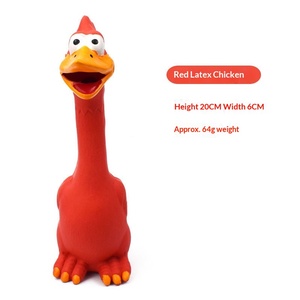 Brinquedo para Cães de Látex Ecológico de Alta Qualidade, Durável e Divertido, Resistente a Mordidas, Galinha Gritante, Brinquedo Squeaky para Animais de Estimação - Product Image 6